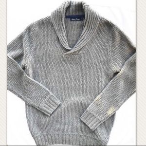 James Pringle grey wool sweater size small